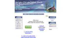 Desktop Screenshot of ourladyofthelakelakeozark.org