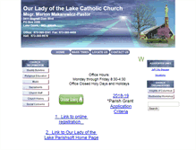 Tablet Screenshot of ourladyofthelakelakeozark.org